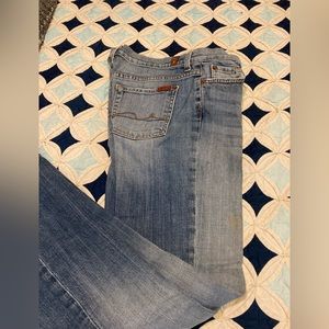 7 for all mankind, sz. 30 skinny jeans, little stretch